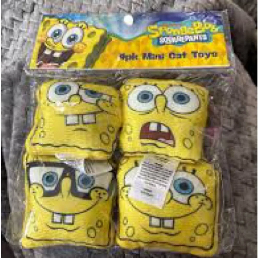 Nickelodeon SpongeBob SquarePants Cat Toys - Yellow and Black